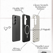 Classy Polka Dots | Magnetic Tough Phone Case