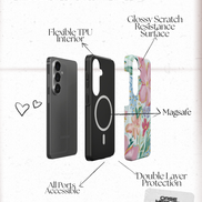 Painted Flowers | Magnetic Tough Phone Case