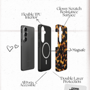 Tortoise Shell | Magnetic Tough Phone Case