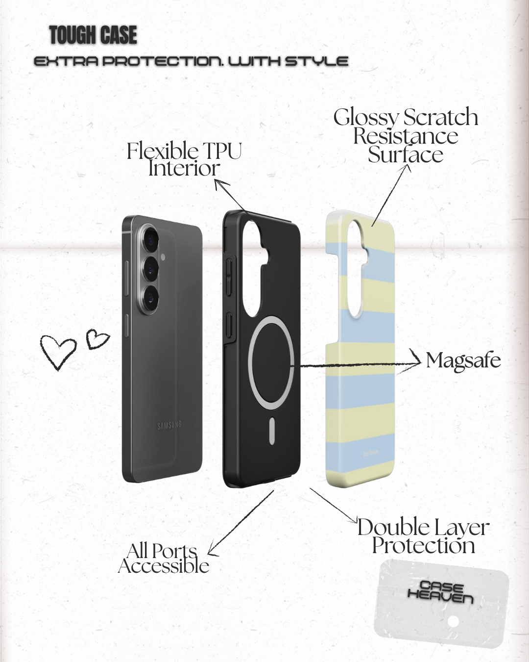 Vanilla Milk | Magnetic Tough Phone Case