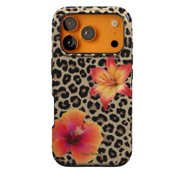 Tropical Cheetah Print | MagSafe Tough Phone Case