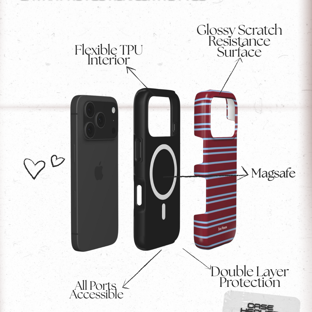 Striped Desire | MagSafe Tough Phone Case