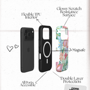 Painted Flowers | MagSafe Tough Phone Case