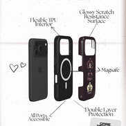 Midnight Orchid | MagSafe Tough Phone Case