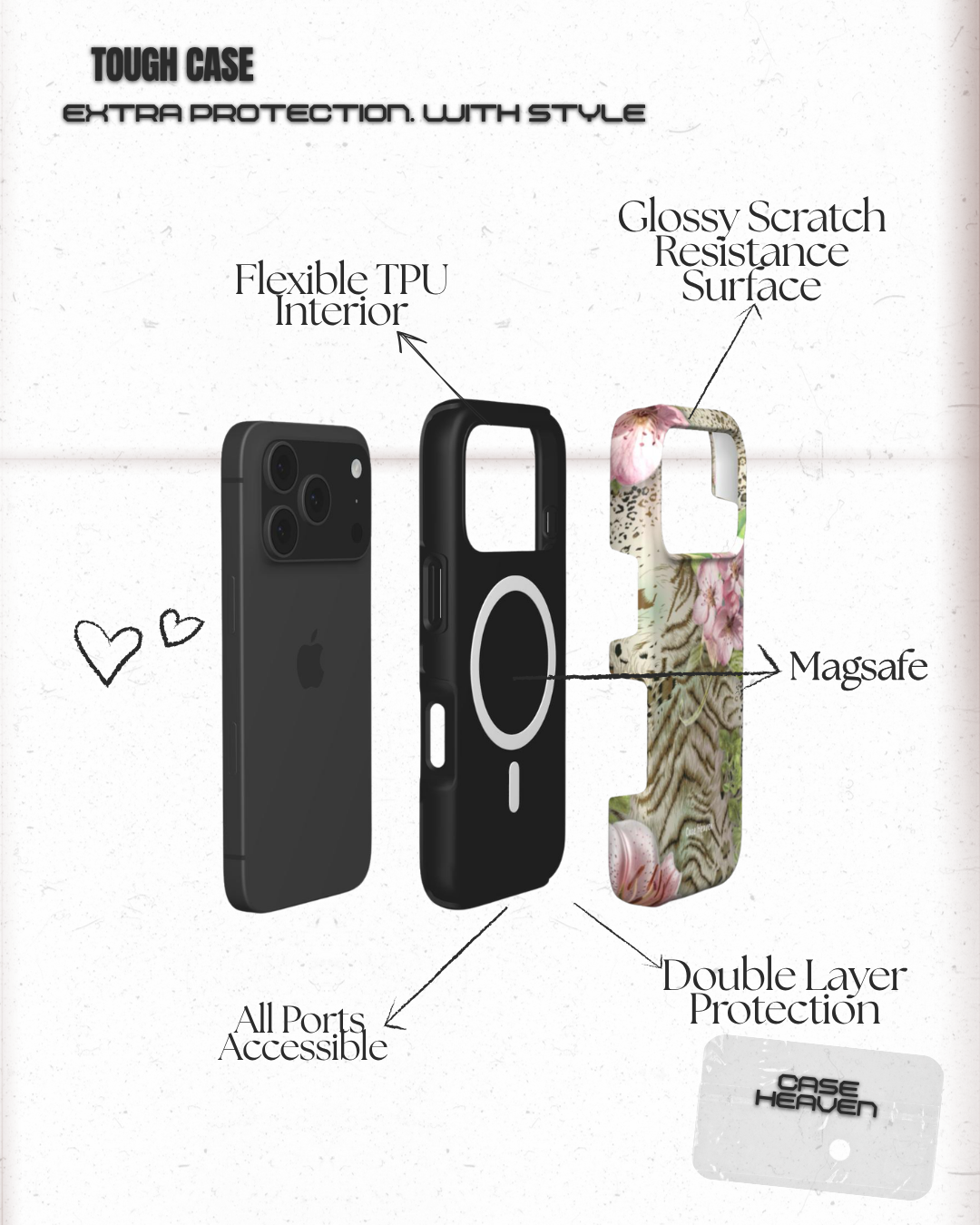 Wild Blossom | MagSafe Tough Phone Case