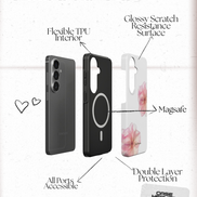 Romantic Flower | Magnetic Tough Phone Case