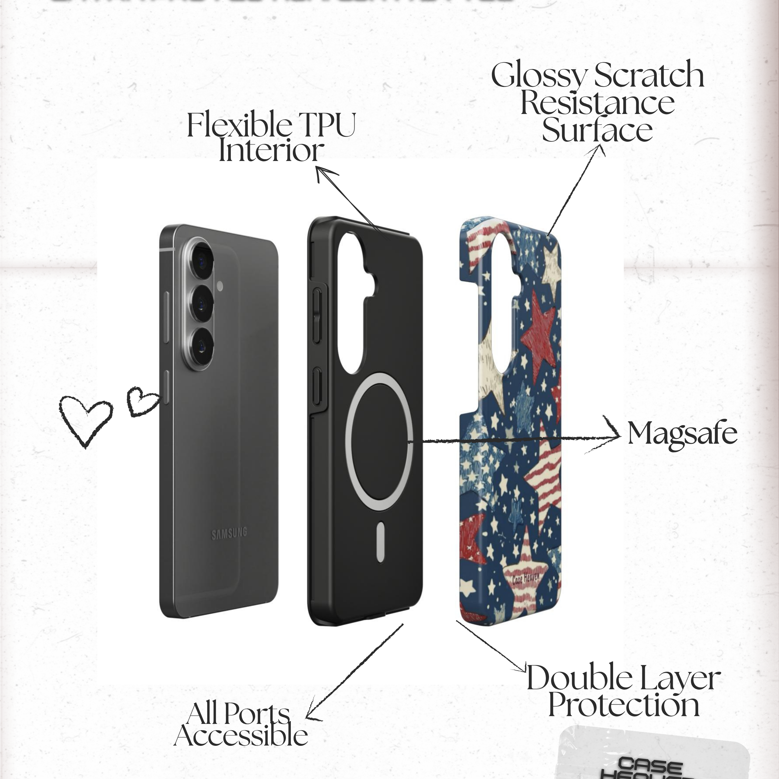 Ms. Americana | Magnetic Tough Phone Case