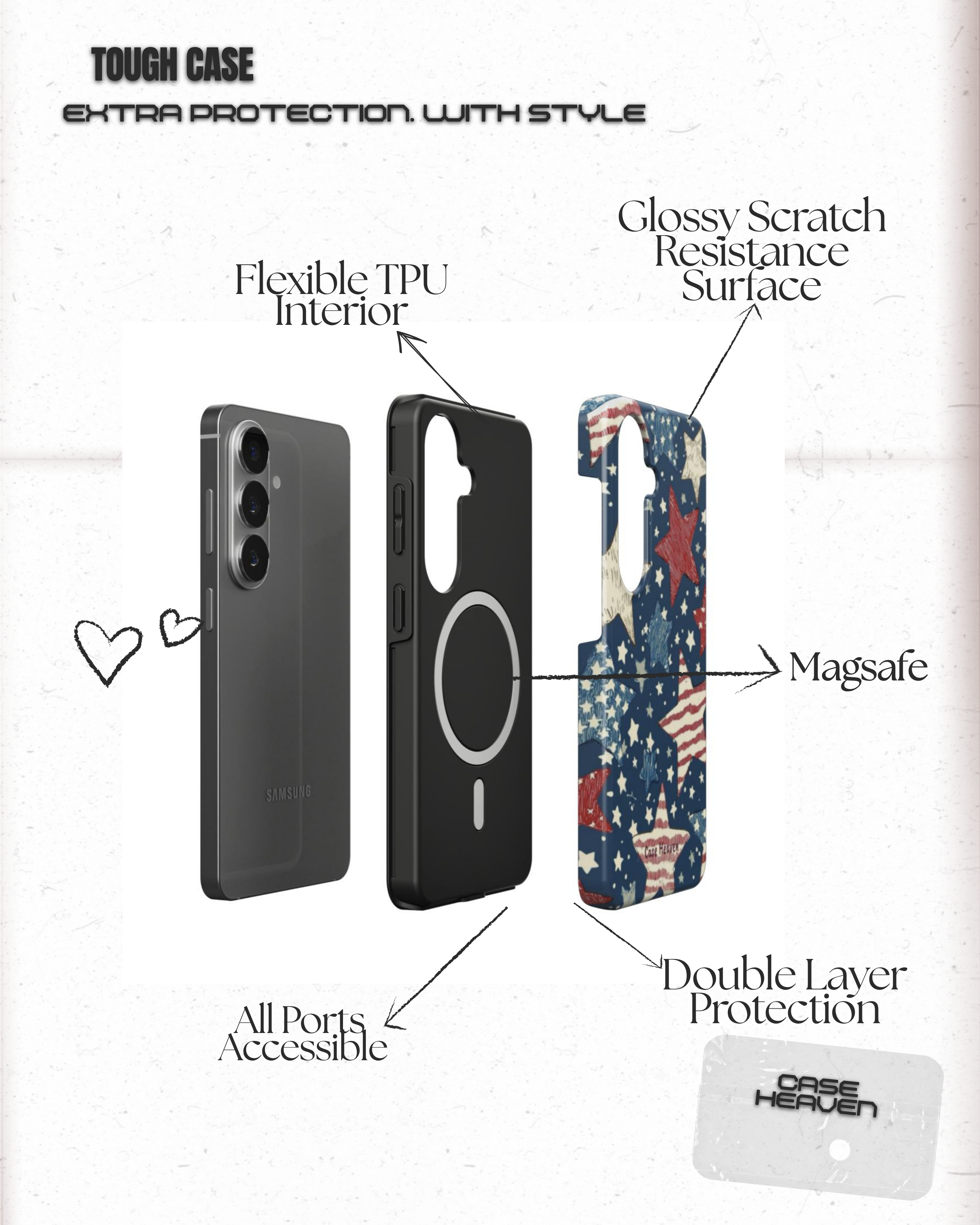 Ms. Americana | Magnetic Tough Phone Case