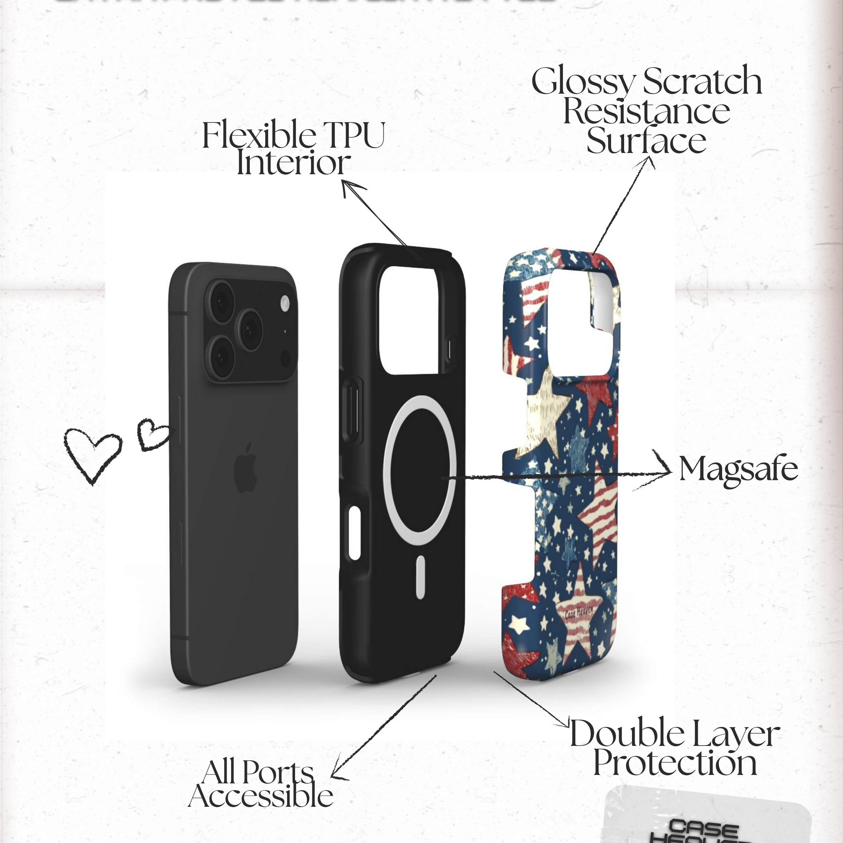 Ms. Americana | MagSafe Tough Phone Case