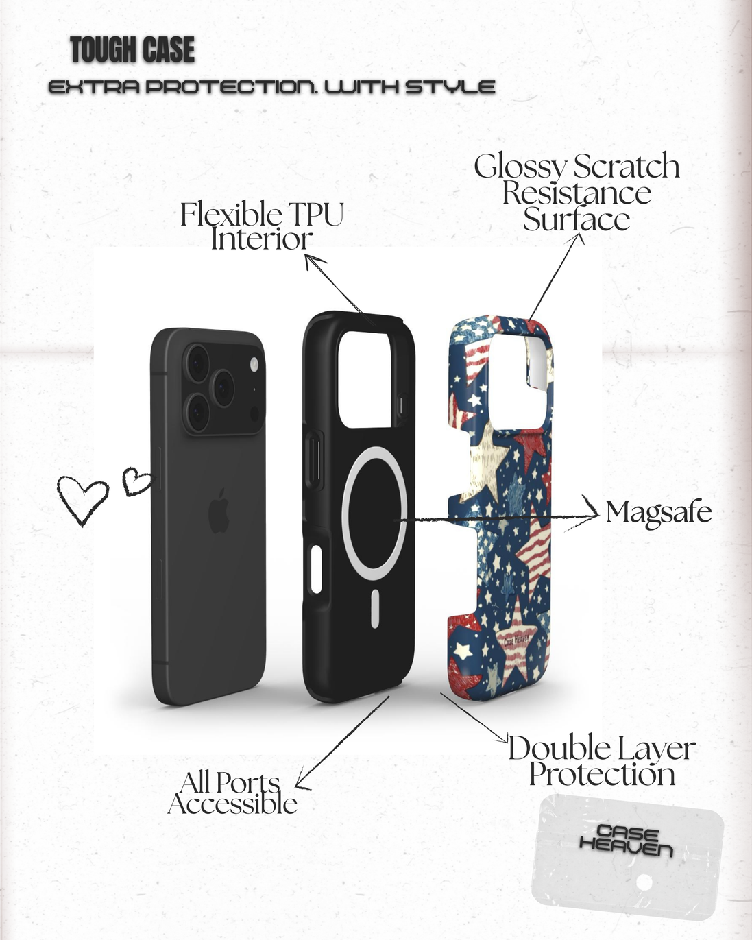 Ms. Americana | MagSafe Tough Phone Case