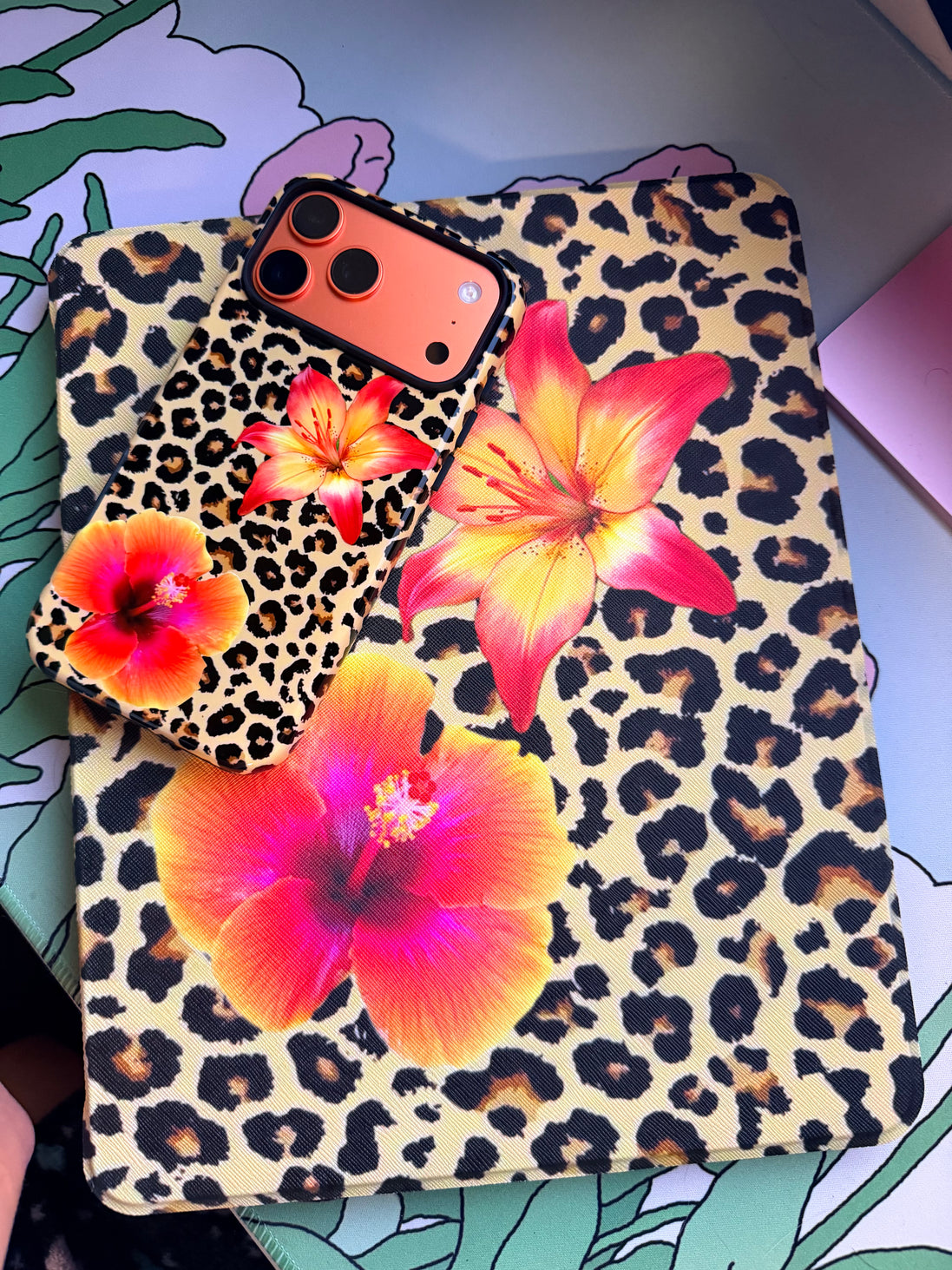 Tropical Cheetah Print | iPad Case