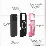 Pink Marble | MagSafe Tough Phone Case