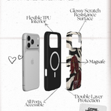 Bordeaux Safari | MagSafe Tough Phone Case