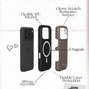 Minimal Polka Dots | MagSafe Tough Phone Case