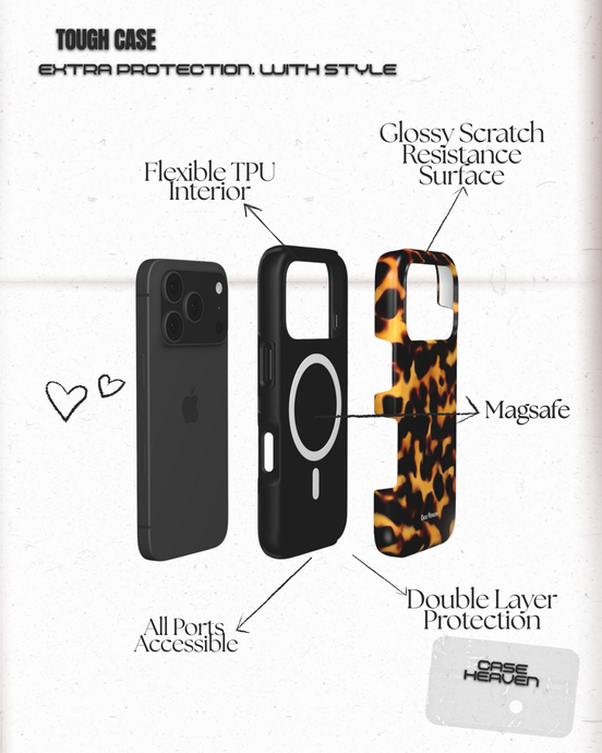 Tortoise Shell | MagSafe Tough Phone Case