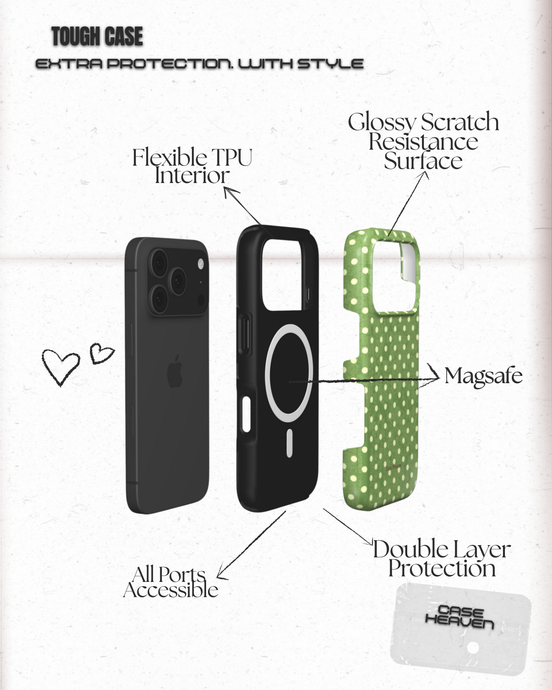 Polka Meadow | MagSafe Tough Phone Case