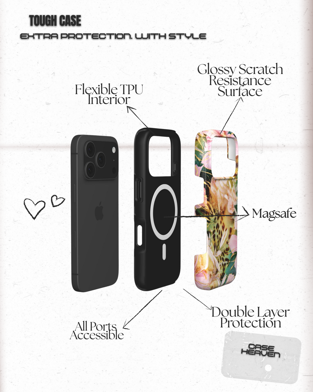 Golden Paradise | MagSafe Tough Phone Case