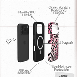 Pink Edgy Animal Print | MagSafe Tough Phone Case