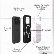 Violet Waves | MagSafe Tough Phone Case