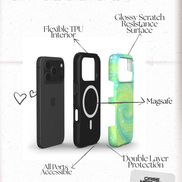 Celestial Mint | MagSafe Tough Phone Case