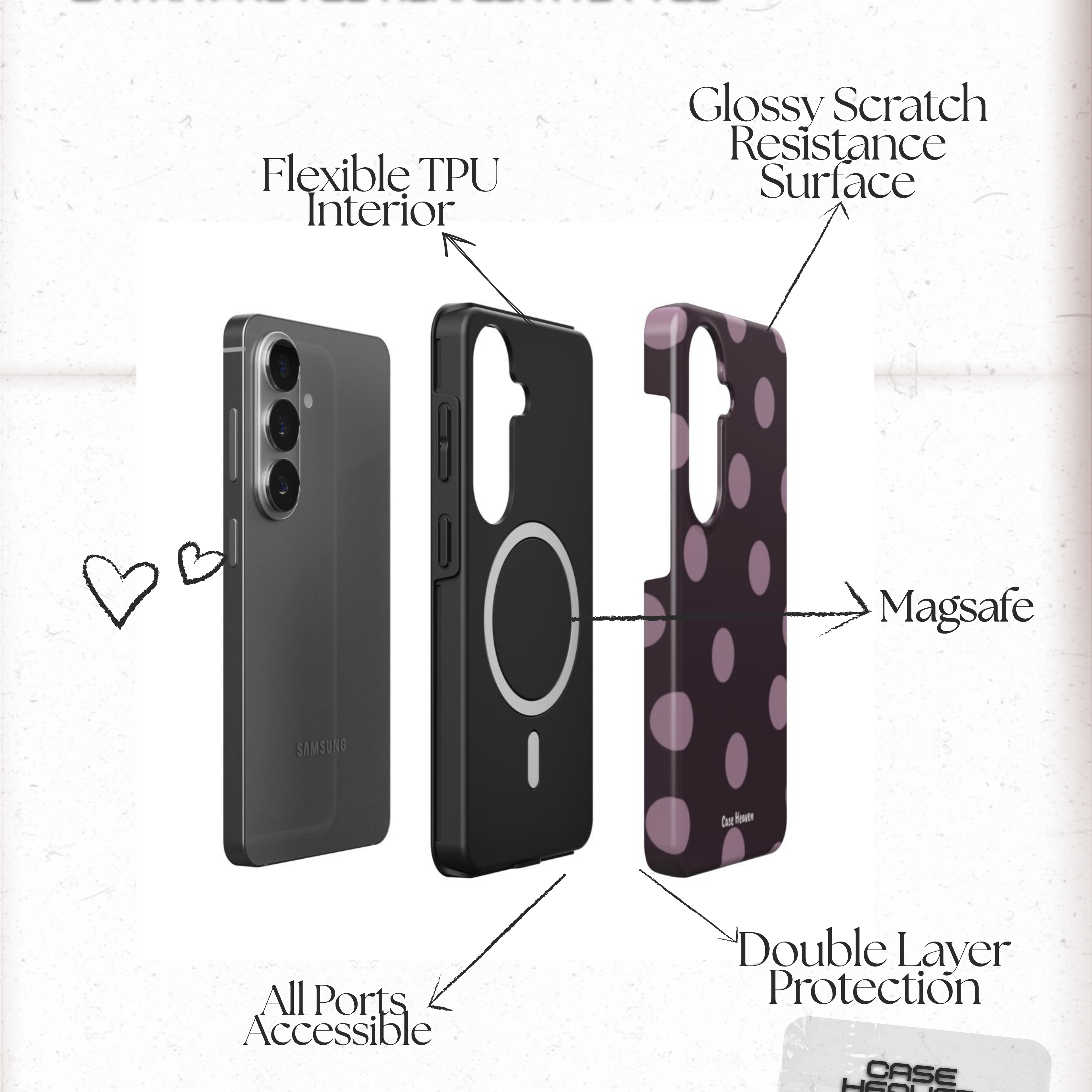 Lilac Latte | Magnetic Tough Phone Case