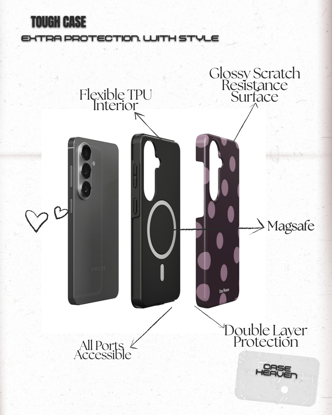Lilac Latte | Magnetic Tough Phone Case