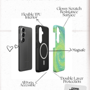 Celestial Mint | Magnetic Tough Phone Case