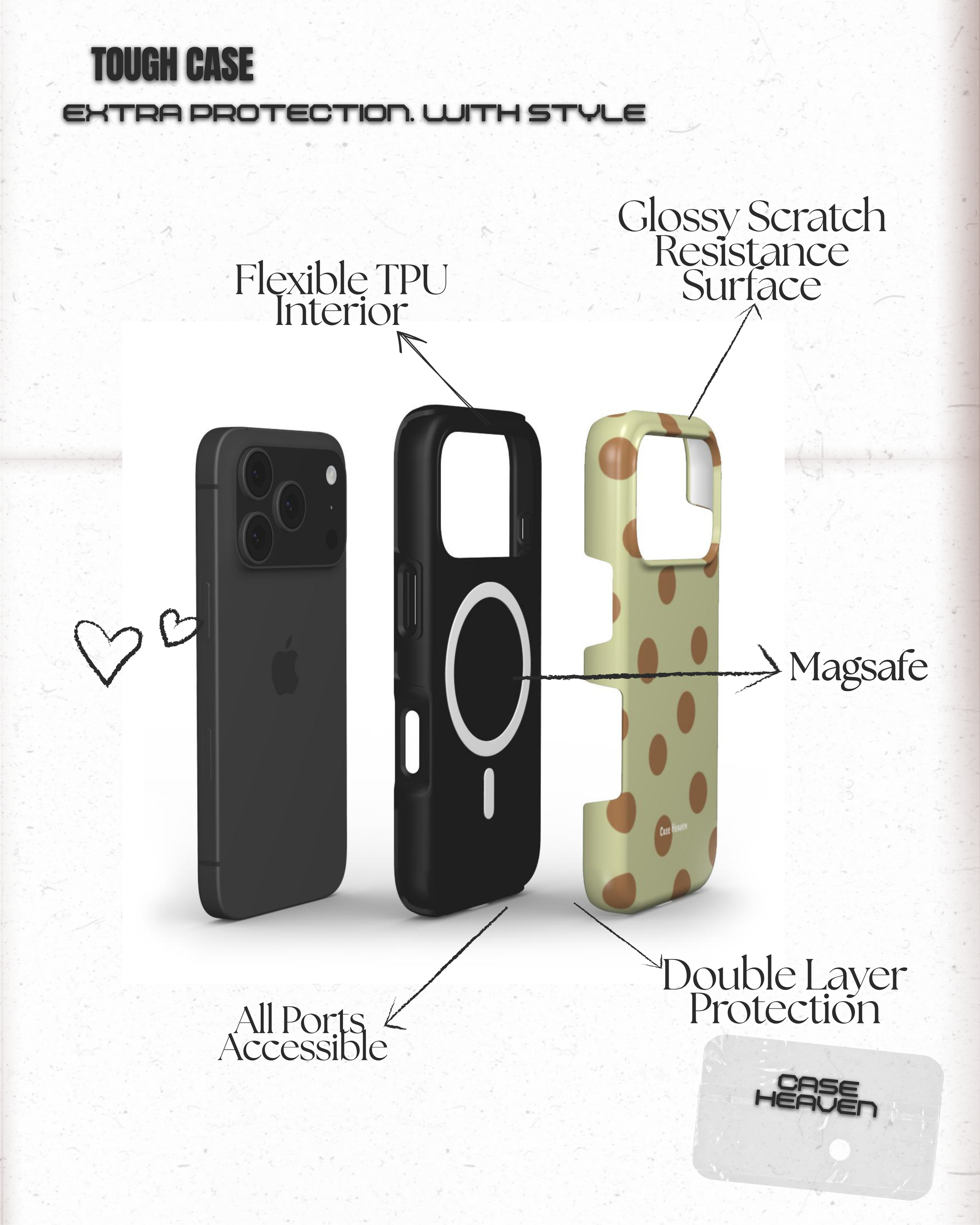 Pistachio Sprinkle | MagSafe Tough Phone Case