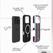 Burgundy Skies | MagSafe Tough Phone Case