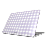 Lilac Gingham | MacBook Case
