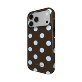 Minty Polka Dots | MagSafe Tough Phone Case