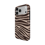 Chocolate Zebra | MagSafe Tough Phone Case
