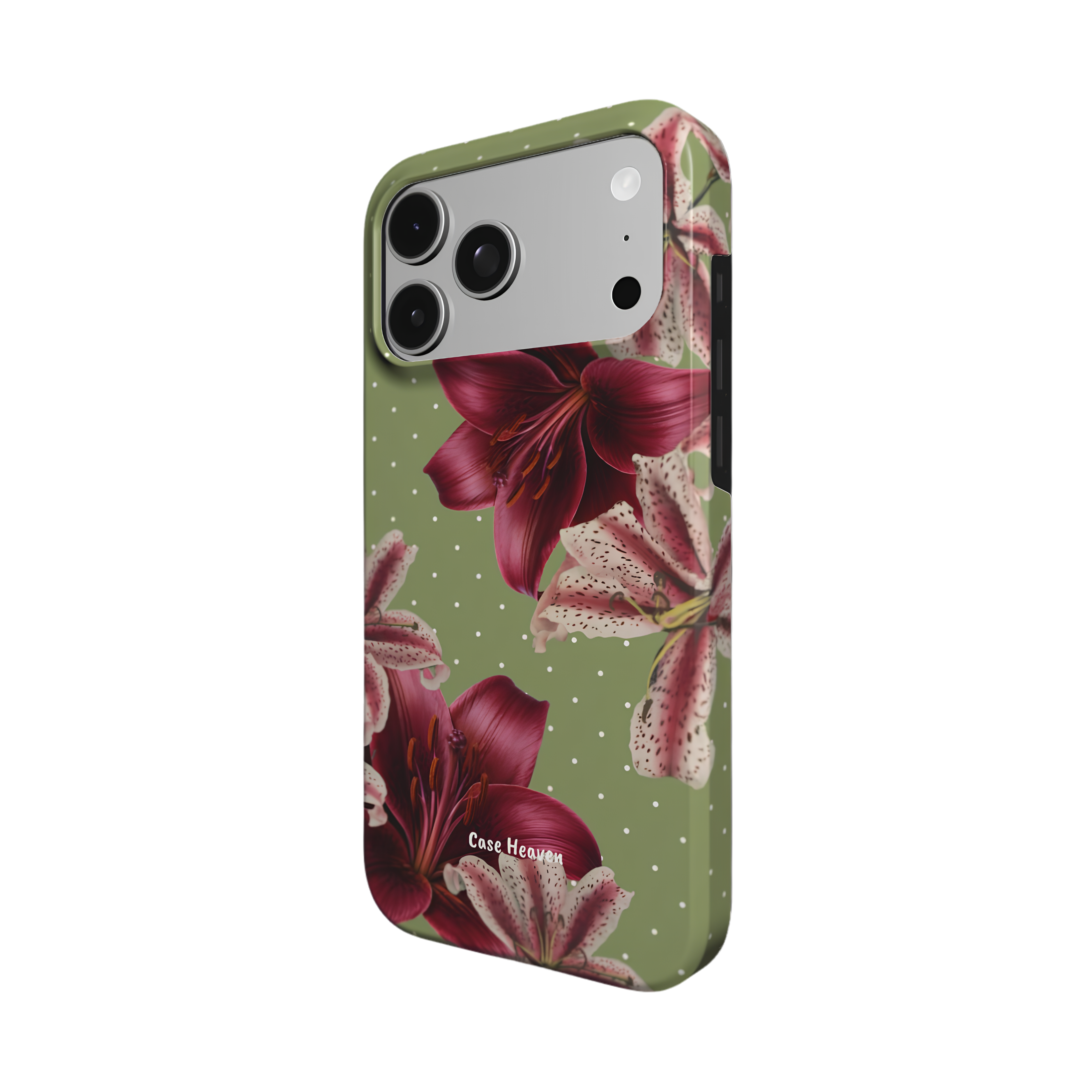 Burgundy Bloom | MagSafe Tough Phone Case