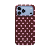 Rosewood Dots | MagSafe Tough Phone Case