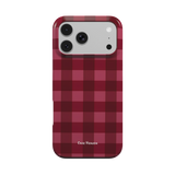 Ruby Gingham | MagSafe Tough Phone Case