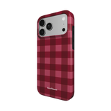 Ruby Gingham | MagSafe Tough Phone Case