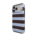 Mocha Stripes | MagSafe Tough Phone Case