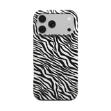 Shimmering Zebra Print | MagSafe Tough Phone Case