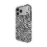 Shimmering Zebra Print | MagSafe Tough Phone Case
