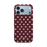 Rosewood Dots | MagSafe Tough Phone Case