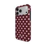 Rosewood Dots | MagSafe Tough Phone Case