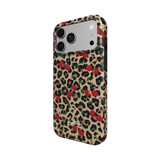 Cherry Cheetah Print | MagSafe Tough Phone Case