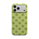 Mocha Olive Dots | MagSafe Tough Phone Case