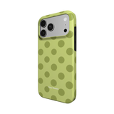 Mocha Olive Dots | MagSafe Tough Phone Case